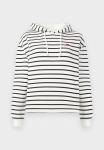 Худи Pieces PCCHILLI HOODIE STRIPES, Cloud Dancer/Black/Off-White - фото 5