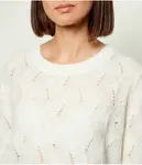 Свитер Regular fit Liu Jo, белый - фото 4