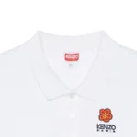 Рубашка поло мужская белая Kenzo, белый - фото 5
