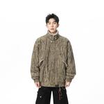 Пуховик Unisex Stand Collar Thickened VanCamel, distant mountain серый - фото 9