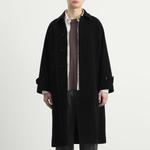 Пальто с воротником Mosser soutien Auralee, черный - фото 2