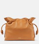 Фламенко большая кожаная клатч Loewe, Warm Desert - фото