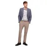 Брюки Selected Slim-Robert, бежевый - фото 4