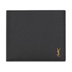 SAINT LAURENT Кожаный кошелек унисекс черный - фото