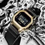 Часы CASIO G-Shock Square 'Black Gold', черный - фото 4