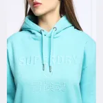 Толстовка оверсайз Superdry, бирюзовый - фото 4
