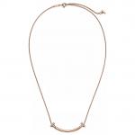 TIFFANY & CO. Колье T Diamond 0.19 Ct унисекс Rose Gold - фото 8