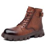 Мужские ботинки Martin коричневые, черные Romon - фото 2