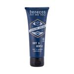 Benecos, For Men Only Shaving Cream натуральный, крем для бритья, 75 мл - фото