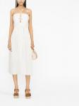Ulla Johnson Ella halterneck midi dress, белый - фото 2