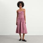 Платье миди Faith Damson Madder, мультиколор - фото 2