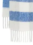 Шарф Rania с бахромой по краям Wrstbhvr, синий - фото 3