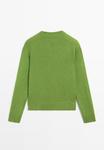 Джемпер Massimo Dutti RIBBED CREW NECK, Neon Green - фото 7