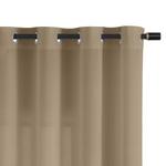 Штора wometo Metall-Ösen blickdicht, 140x245 см, бежевый - фото