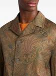 ETRO рубашка Balmacaan, коричневый - фото 4