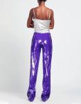 Брюки Laquan Smith, фиолетовый - фото 3