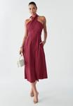 Платье BWLDR ALORA COTTON MIDI, Burgundy/Red - фото 6