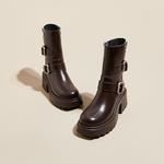 Женские ботинки Martin A poinsettia princess, Coffee - фото 6