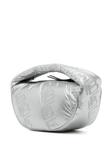 BY FAR мини-сумка Baby Cush, серебристый - фото 2