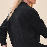 Кардиган женский Hermes на трех пуговицах, черный - фото 7