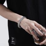 AKAK Титановый браслет Unisex Silver - фото 9