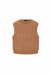 Топ AllSaints SIRIUS CABLE TANK, Brown - фото 7