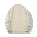 Бейсбольная куртка унисекс LEVEL, Черно-белый - фото 8