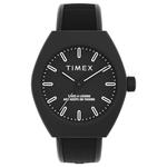 TIMEX Часы Wrist Watch Quartz Movement Black Dial Unisex, Blue - фото 2