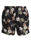 Плавки-шорты с цветочным принтом Boss, черный - фото 2