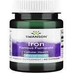 Железа фумарат 18 мг 60 капсул Swanson - фото