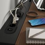 Рабочий стол IKEA MITTZON, 120x80, орех/черный - фото 5