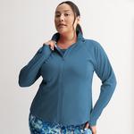 Куртка Plus size Ultrastretch Performance Tek Gear, Ocean Teal - фото