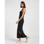 Платье Lee Rib sleeveless long, черный - фото 5