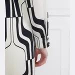 Платье с эффектом шквала Marella, белый - фото 4