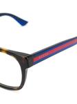 Очки в квадратной оправе Gucci Eyewear, коричневый - фото 3