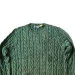 Трикотажная мужская зеленая футболка Polo Ralph Lauren - фото 6