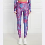 Леггинсы узкого кроя Versace, синий - фото