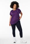 Футболка Zizzi Basic T-shirt, Purple Pennant/Dark Purple - фото 2