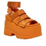 Сандалии (WMNS) UGG GoldenRise Platform Sandals 'Dark Apricot' - фото 3