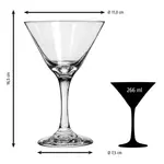 Бокал для мартини LIBBEY 70190 "EMBASSY", 266 мл, набор из 12 шт. Libbey - фото 4