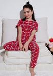 Пижамный комплект Regular Fit LELA, ред - фото