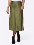 Атласная юбка оливкового цвета WITT WEIDEN - фото 4