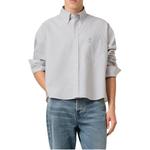 Кроп-рубашка Ami Paris AMIPARIS, синий - фото 6