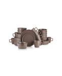 Коллекция посуды Celina Stone Lain, Brown Matte - фото