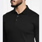 Рубашка поло стандартного кроя Pado 30 Boss, черный - фото 4