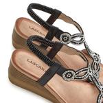 Сандалии LASCANA, Black - фото 5