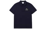 Футболка поло FW23 Мужская Тёмно-синяя LACOSTE, Тёмно-синий 166 - фото