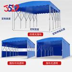 3512 Большая раздвижная маркиза, большая выдвижная маркиза, длина 4, ширина 3, высота 2,5, верхняя ткань + стальная рама - фото