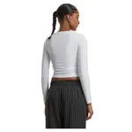 Лонгслив Urban Classics Ruffled Super Slim, белый - фото 2