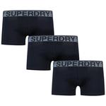 Боксеры Superdry Trunk 3 шт, синий - фото